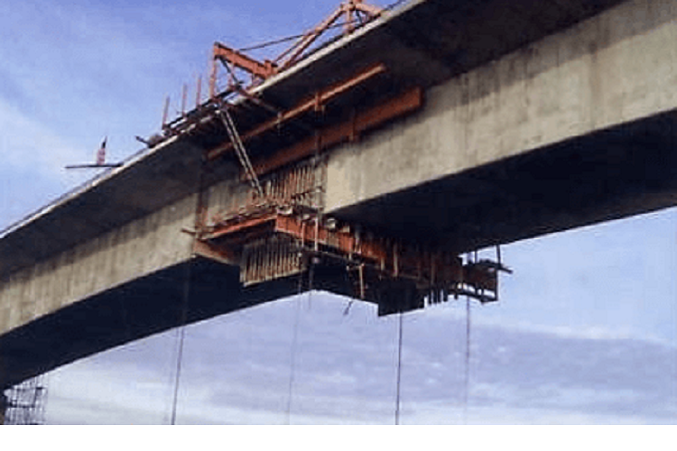 Dungun Bridge (740 metres long) - Incremental Launching Construction Method